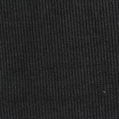 Black Ribbed Rib Knit, Polyester