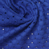 White Dots Jersey Knit, Poly-Cotton — photo 1