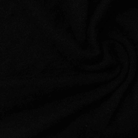 Chunky Knit Fabric, 261 gsm, 140 cm — Black