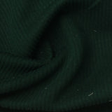 Polyester Viscose Stretch Rib Knit Fabric, 340 gsm, 180 cm — Green — photo 1