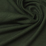 Polyester Viscose Stretch Rib Knit Fabric, 160 gsm, 140 cm — Green — photo 1