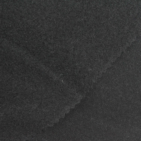 Brushed 100% Polyester Jersey Knit Fabric, 200 gsm, 160 cm — Grey