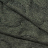 Jacquard Polyester Cotton Stretch Knit Fabric, 390 gsm, 152 cm — Green — photo 1