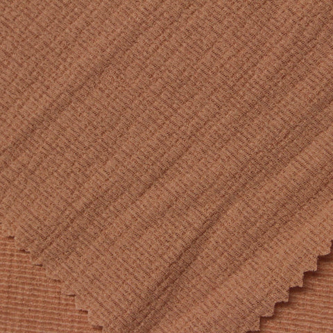 Crepe Fabric, 168 gsm, 140 cm — Brown