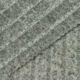 Heather Grey Marl Rib Knit, Viscose-Poly, 200 gsm — photo 1
