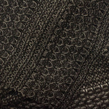 Black Marl Chunky Knit, Poly-Viscose, 118 gsm — photo 1