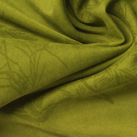Khaki Leaf Jacquard, Polyester