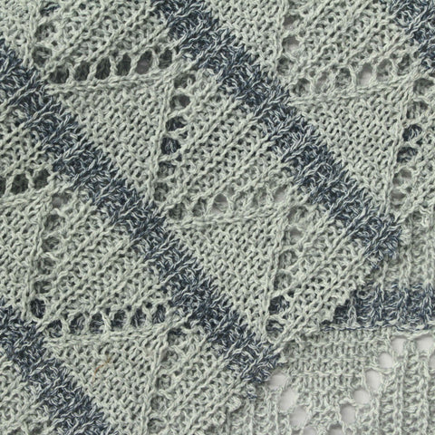 Green Bands Chunky Knit, Polyester