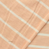 Peach Stripes Knit, Cotton-Modal — photo 1