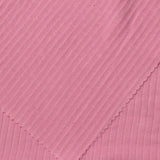 Cotton Stretch Rib Knit Fabric, 170 gsm, 170 cm — Pink — photo 1
