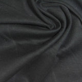 100% Cotton Interlock Knit Fabric, 195 gsm, 150 cm — Black — photo 1