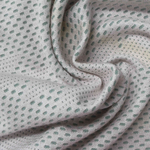Light Grey Eyelet Jacquard