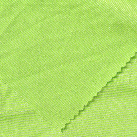 Lime Marl Jersey Knit, Viscose-Metallic