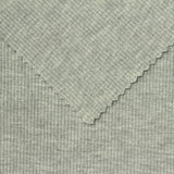 Grey Marl Rib Knit, Viscose — photo 1