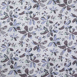 Lavender Scattered-Flower Knit, Polyester — texture