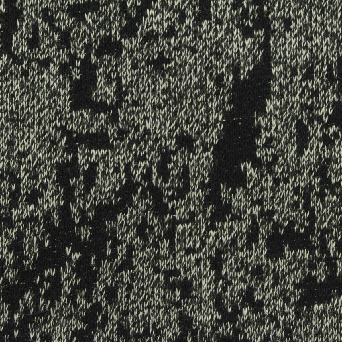 Black Abstract Jacquard, Poly-Wool