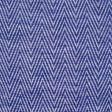 Blue Chevron Chunky Knit, Cotton-Poly