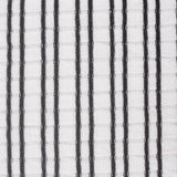 Black Vertical-Stripe Rib Knit, Polyester