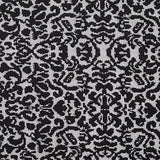 Black Damask Jacquard, Cotton-Poly — texture
