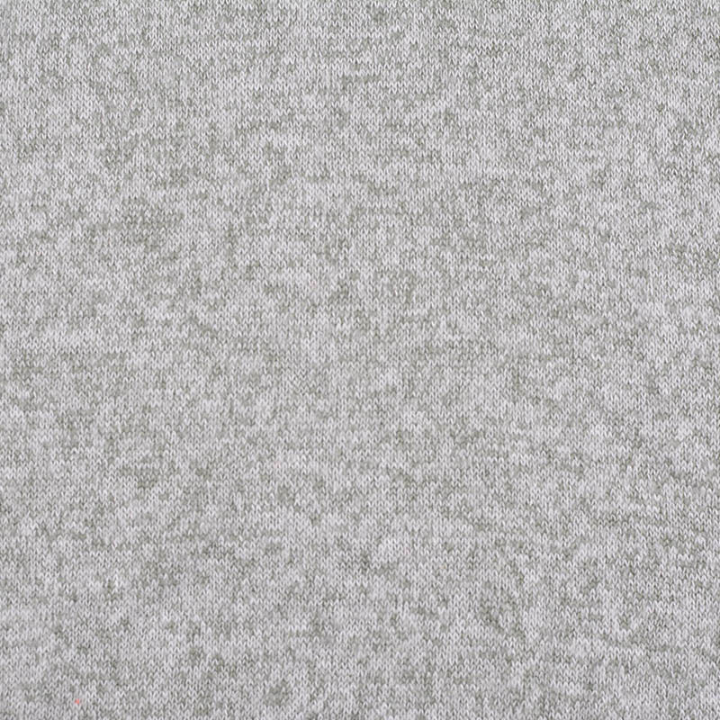 Light Grey Marl Jersey Knit, Viscose-Poly, 188 gsm