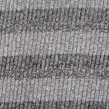 Grey Horizontal-Stripe Rib Knit, Poly-Viscose — texture