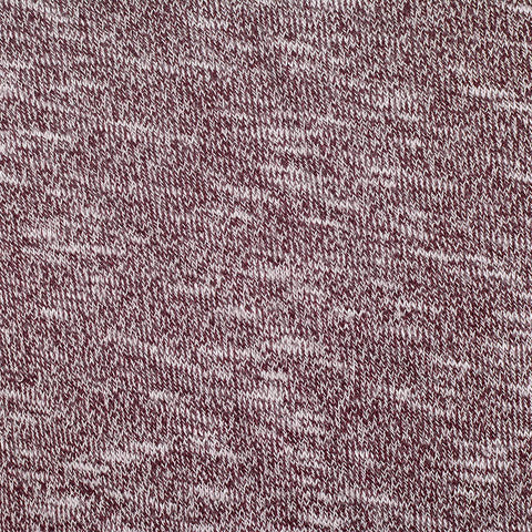 Dark Red Heather Chunky Knit, Poly-Viscose
