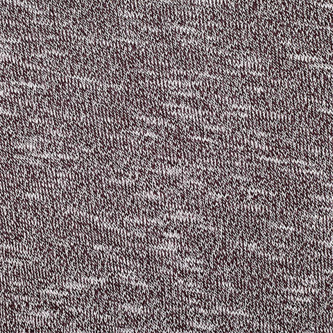 Dark Red Heather Chunky Knit, Poly-Viscose