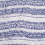 White Stripes Chunky Knit, Poly-Viscose