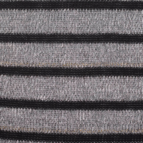 Grey Marl Chunky Knit, Viscose-Poly, 111 gsm