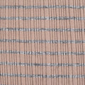 White Horizontal-Stripe Rib Knit, Poly-Viscose, 420 gsm