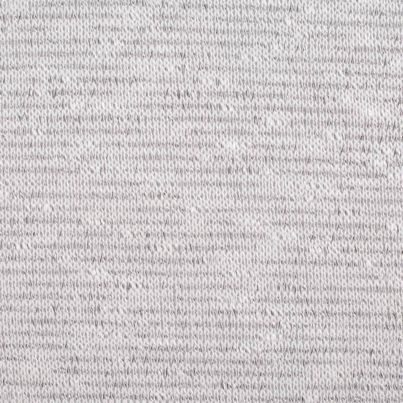 Light Grey Heathered-Marl Chunky Knit, Viscose-Poly, 156 gsm