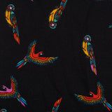 Animal Print Polyester Stretch Ponte Knit Fabric, 255 gsm, 157 cm — Black