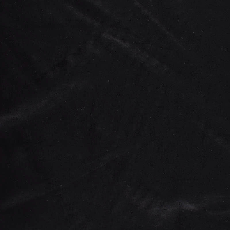 100% Polyester Knit Fabric, 160 gsm, 147 cm — Black