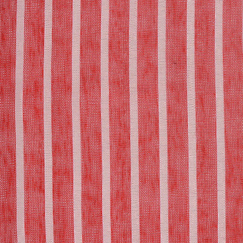 Red Vertical-Stripe Jersey Knit, Polyester, 99 gsm