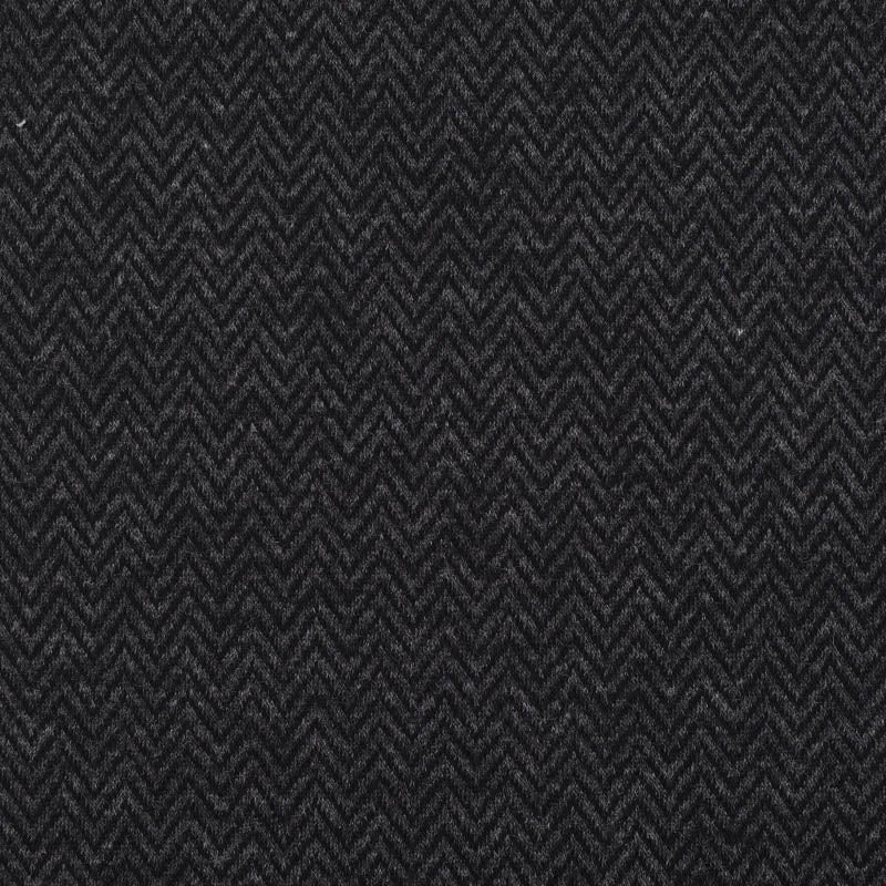 Dark Grey Herringbone Chunky Knit, Polyester