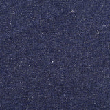 Dark Blue Marl French Terry, Poly-Cotton — texture