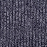 Navy Marl Rib Knit, Viscose-Poly