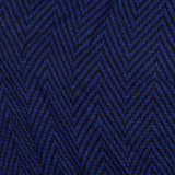 Blue Chevron Chunky Knit, Viscose-Poly