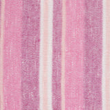 Pink Vertical-Stripe Chunky Knit, Viscose-Poly