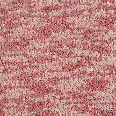 Pink Horizontal-Stripe Chunky Knit, Polyester, 270 gsm