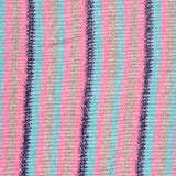 Pink Vertical-Stripe Chunky Knit, Poly-Viscose