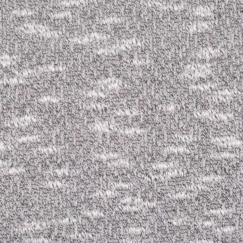 Dark Grey Marl Chunky Knit, Viscose-Poly, 190 gsm