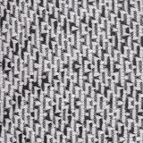 Black Geometric Chunky Knit, Poly-Viscose — texture