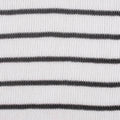 Dark Grey Horizontal-Stripe Chunky Knit, Poly-Viscose, 96 gsm