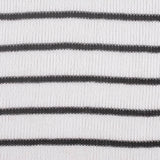 Dark Grey Horizontal-Stripe Chunky Knit, Poly-Viscose