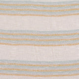 Light Blue Stripes Chunky Knit, Viscose-Metallic