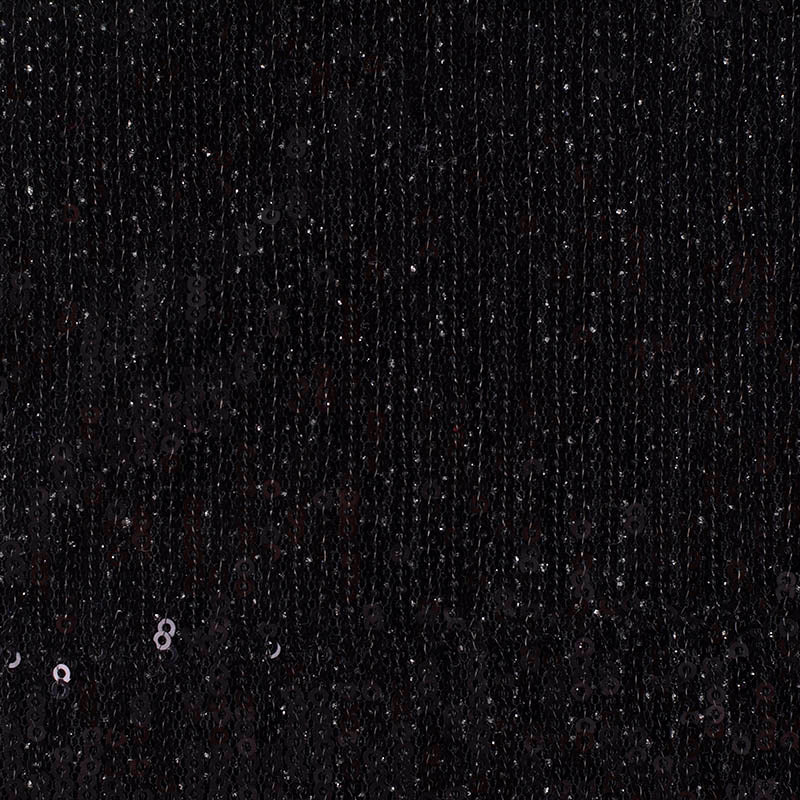 100% Polyester Mesh Fabric, 163 gsm, 140 cm — Black