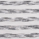 Grey Horizontal-Stripe French Terry, Poly-Cotton — texture
