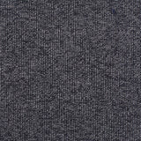 Dark Grey Marl Rib Knit, Cotton-Poly