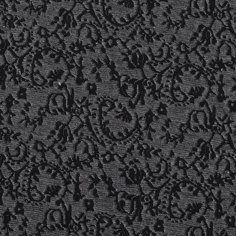 Black Abstract Jersey Knit, Polyester, 270 gsm